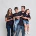 T-Shirt met Korte Mouwen voor kinderen Marvel Donkerblauw