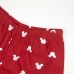 Sommerpyjamas for gutter Mickey Mouse Rød (Voksne) Menn Grå