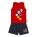Fiú Nyári Pizsamát Mickey Mouse Piros