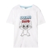 T-Shirt met Korte Mouwen Stitch Wit