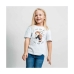 Camiseta de Manga Corta Infantil Frozen Azul claro