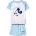 Pijama Infantil Mickey Mouse Albastru deschis