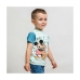 T-Shirt met Korte Mouwen Mickey Mouse Multicolour Kinderen