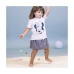Tricou cu Mânecă Scurtă pentru Copii Minnie Mouse Mov