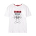 Dames-T-Shirt met Korte Mouwen Stitch Wit