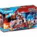 Fordonsspel   Playmobil Fire Truck with Ladder 70935         113 Delar  