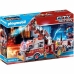 Játék Jármű Szett   Playmobil Fire Truck with Ladder 70935         113 Darabok  