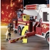 Playset de Veículos   Playmobil Fire Truck with Ladder 70935         113 Peças  
