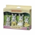 Babakészlet Sylvanian Families Family Gray Rabbit