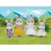 Babakészlet Sylvanian Families Family Gray Rabbit