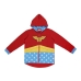 Felpa con Cappuccio Bambino Wonder Woman Rosso