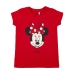 Krekls ar Īsām Piedurknēm Bērniem Minnie Mouse Sarkans