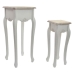 Table d'appoint DKD Home Decor Versalles Sapin Bois Blanc 35 x 35 x 80 cm