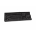 Keyboard Cherry JK-0800DE-2 Black Spanish Qwerty QWERTZ