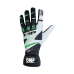 Kids Karting Gloves OMP KS-3 MY2018 Bílý Černý Zelená 6 kart