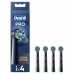 Borstel vervanger Oral-B Pro Cross action Zwart 4 Stuks