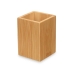 Toothbrush Holder Berilo B7490-3 Natural Bamboo Plastic 6,8 x 9,7 x 6,8 cm (24 Units)