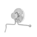 Toilet Roll Holder Steel ABS 12 x 14 x 3,5 cm (12 Units)