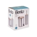 Conjunto de Banho Berilo B0353S 3L+B1041S Prateado Bambu Aço inoxidável Polipropileno 2 Peças (6 Unidades)