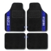 Set di Tappetini per Auto Sparco F510 Tappeto Universale Nero Azzurro 4 Pezzi