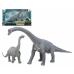 Sett med 2 Dinosaurer 2 enheter 32 x 18 cm