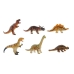 Dinosaurio kvinne dejevel DKD Home Decor 6 enheter 29 x 15 x 21 cm Myk