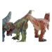 Dinosauro DKD Home Decor 3 Unità 12 Unità 60 x 17 x 28 cm Morbido