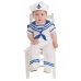 Kostým pre bábätká 18 mesiacov námorník (3 Kusy)