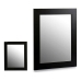 Miroir mural Noir Bois Verre (1 uds)