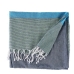 Foulard Multiuso Righe Azzurro (160 x 200 cm)