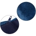 Coussin Velours Bleu Polyester (45 x 13 x 45 cm)