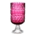 Vase Pink Kobberstik Krystal (13 x 26,5 x 13 cm)