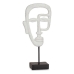 Figura Decorativa Face Branco Poliresina (19,5 x 38 x 10,5 cm)