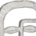 Figurine Décorative Visage Argenté Polyrésine (19,5 x 38 x 10,5 cm)