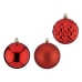 Boule de Noël Ø 8 cm 3 Unités Rouge PVC