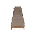 Lettino Home ESPRIT Marrone Beige 191 x 54 x 61 cm