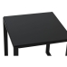 Tafel met twee stoelen Home ESPRIT Zwart Staal 59 x 61,5 x 74 cm