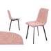 Stol Pink Klæde 45 x 89 x 53 cm Elegant (4 enheder)