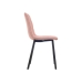 Stol Pink Klæde 45 x 89 x 53 cm Elegant (4 enheder)