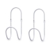 Hangers Wit Metaal Set 2 Onderdelen (6 Stuks)