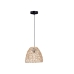 Plafondlamp Natuurlijk Rotan Conisch 25 x 21 x 25 cm (2 Stuks)