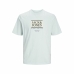 Heren-T-Shirt met Korte Mouwen Jack & Jones Lafayette Box Licht Blauw