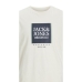 Camiseta de Manga Corta Hombre Jack & Jones Lafayette Box Beige