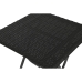 Tisch-Set mit 2 Stühlen Home ESPRIT Schwarz Stahl Synthetischer Rattan 58 x 58 x 71,5 cm