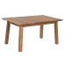 Tafelset met 3 fauteuils Home ESPRIT Bruin Grijs Acacia 120 x 72 x 75 cm