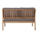 Tafelset met 3 fauteuils Home ESPRIT Bruin Grijs Acacia 120 x 72 x 75 cm