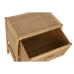 Mesa de Cabeceira Home ESPRIT Castanho Rotim 47 x 30 x 55 cm