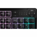 Billentyűzet Corsair K55 Core RGB Fekete AZERTY