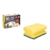 Set de Estropajos Amarillo Verde Poliuretano Fibra abrasiva 4 Piezas (11 Unidades)