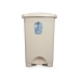 Papirkurv med pedal Beige Plastik 50 L (3 enheder)